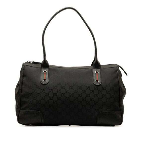 GUCCI Black Leather Tote Bag - Picture 1 of 9